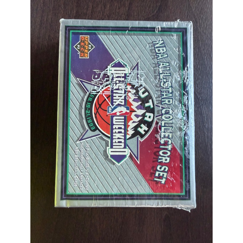 Upper Deck 1992-93 NBA All-Star Collector Set Sealed 40 Cards Michael Jordan Box